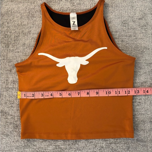 Women's Texas Longhorns Crop Tank Top - Picture 9 of 10